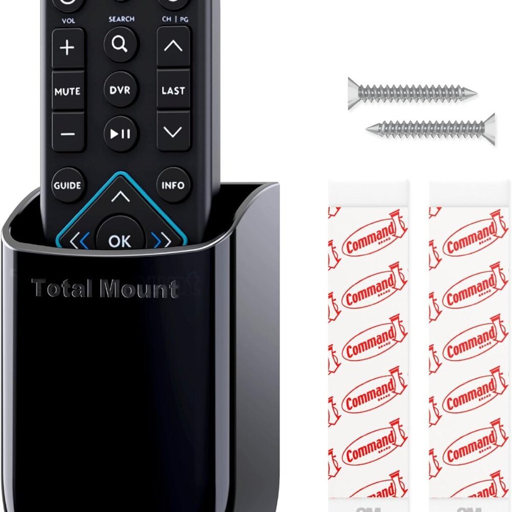 Hole-Free Remote Control Holder โ Eliminates Need to Drill Holes in Your Wall Bl